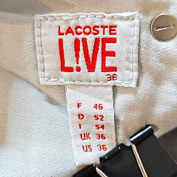 🐊Lacoste Live Denim Jeans. Mens Size: Waist 36x33 Inseam. - Picture 8 of 13
